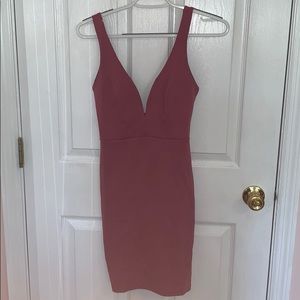 Lulu’s Perfect Pink Mauve Bodycon Dress